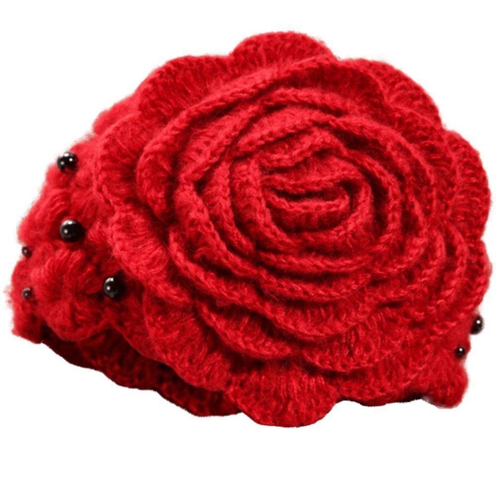 Rose Donna Floral Crochet Hat | Retro Vintage Style - Picture 6 of 6